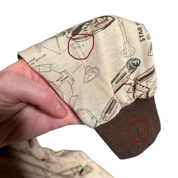 Star Trek Extremely Rare Vintage 1970's Brown Long Sleeve Shirt Toddler Size 10 - Picture 9 of 12